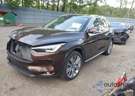 2021 Infiniti Qx50 Sensory z USA, uszkodzony, nr VIN 3PCAJ5CA2MF110669